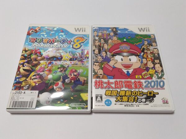 Wii ソフト2本セット マリオパーティ8 桃太郎電鉄2010