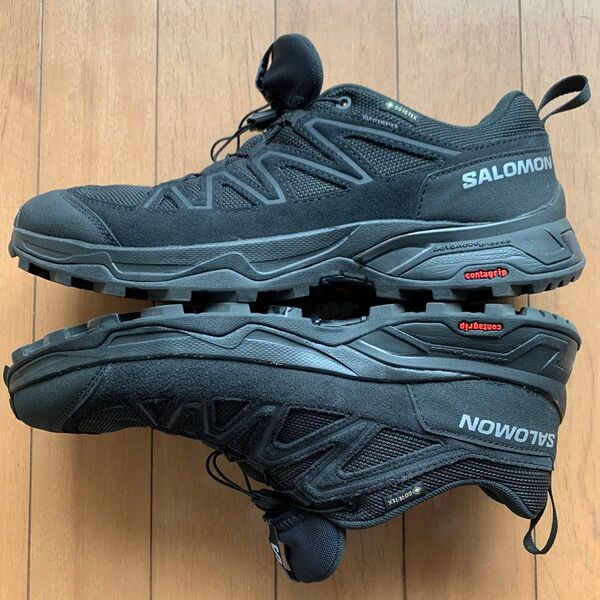 SALOMON X WARD GTX 27.5cm ブラック シューズ サロモン