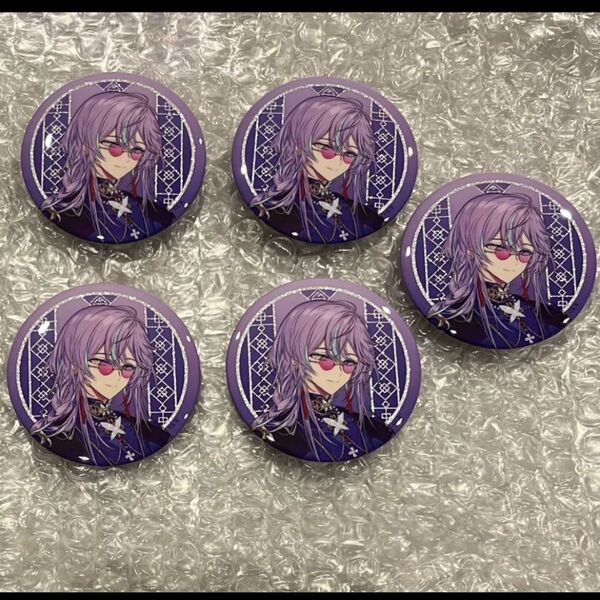星導ショウ にじさんじ dytica 2周年 2nd Anniversary グリッター缶バッジ 缶バッジ 5点セット