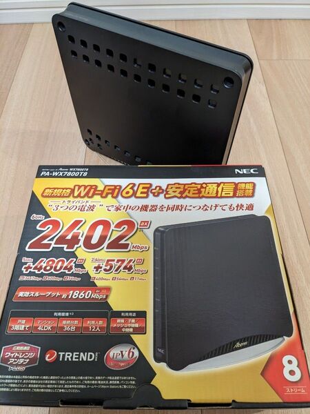 NEC Aterm PA-WX7800T8 無線LANルーター Wi-Fi6E