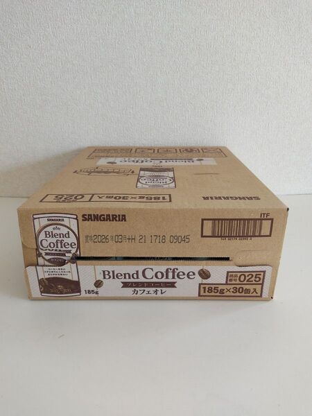 SANGARIA サングリア ブレンドコーヒー カフェオレ 185g×30缶