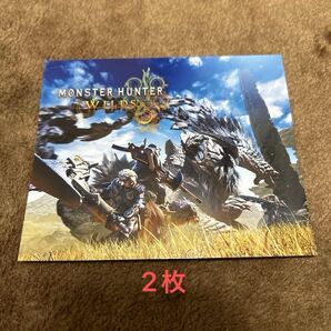 モンスターハンター ワイルズ モンハン ステッカー シール 非売品 2枚