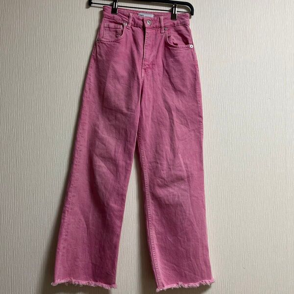 ZARA デニム レディース キッズ ピンク EUR32