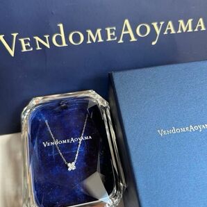 ヴァンドーム青山 プラチナ カローラ ネックレス ダイヤモンド 0.10ct 2023年購入 保証書有