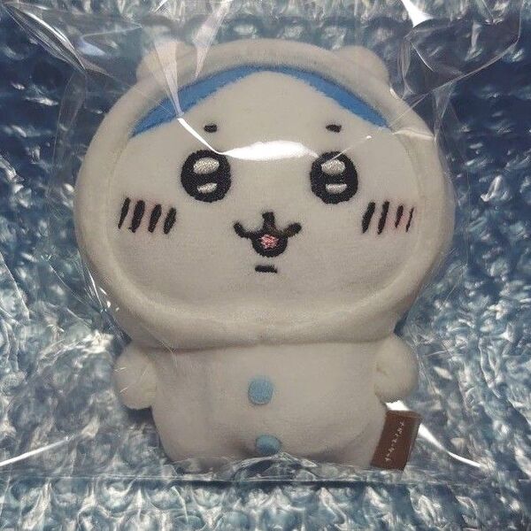 ナガノのくま ちいかわにかぶられたぷちミニマスコット(ハチワレ)