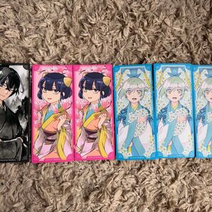 送料無料 新品未開封 暗殺後宮 イラストカード しおり 3種 特典 6枚セット コラボ 栞