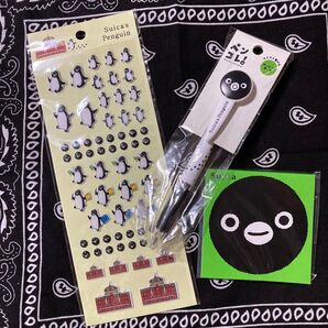 Suicaペンギン ・シール・ボールペン・メモ帳のセット