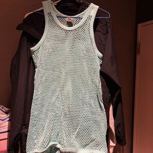 SPECIAL1 メッシュタンクトップ ライトブルー