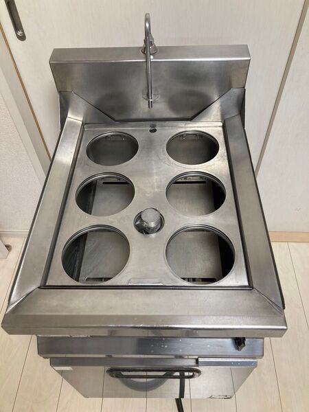 【直接引き取り限定】マルゼン 電気式自動ゆで麺機 MREK-046特 6口 ゆで麺機 厨房機器