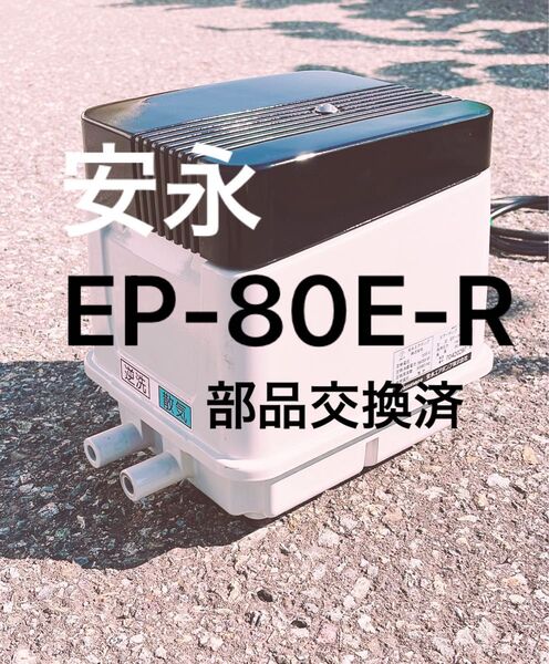 浄化槽ブロワー 安永 EP-80E-R 逆洗タイマー 部品交換済み