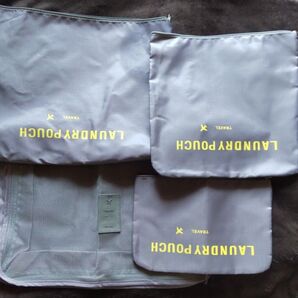 トラベルポーチ 小分けバッグ 4点セット まとめ売り/旅行用品 収納ポーチ 修学旅行