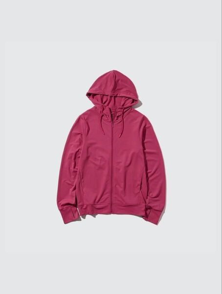 【タグ付き新品】ユニクロ エアリズムUVカットメッシュパーカ 長袖 XL