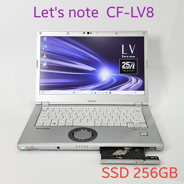 レッツノートCF-LV8/ DVD/8G/256G/Office (188)