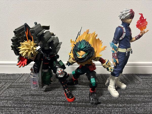 ヒロアカ 一番くじ フィギュア オリジン組 緑谷出久 爆豪勝己 轟焦凍 セット