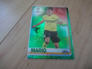 topps champions league chome マリオ・ゲッツェ　ドルトムント　99シリ