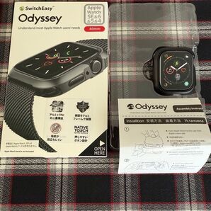 Apple Watch ケース 40mm SwitchEasy アルミ × TPU 耐衝撃 衝撃 吸収 カバー Odyssey