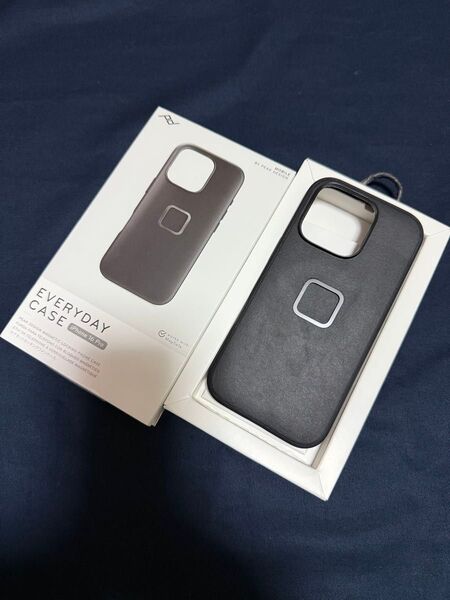 ピークデザイン peak design エブリデイ ケース iPhone 16 Pro ブラック クラリーノ レザー