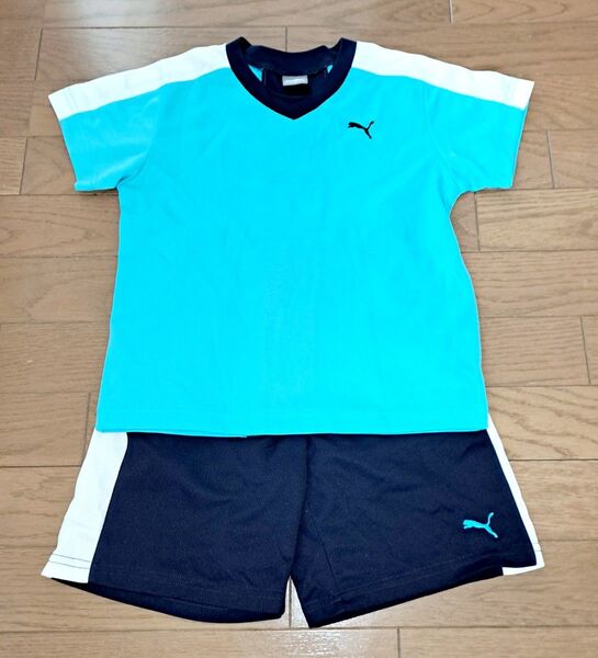 PUMA セットアップ Tシャツ ハーフパンツ 男の子 130 半袖短パン プーマ