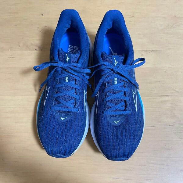 美品 ミズノ Mizuno Wave Rider 28 ランニングシューズ 27 スニーカー ランニングシューズ ローカット