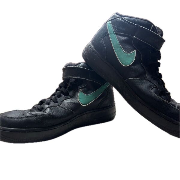 NIKE AIR FORCE 1 MID Tiffany color BLACK