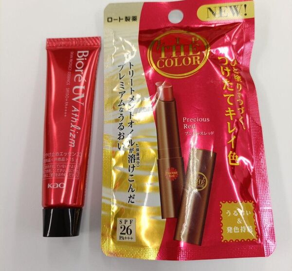 ビオレUV アスリズム プロテクトエッセンス リップザカラー プレシャスレッド