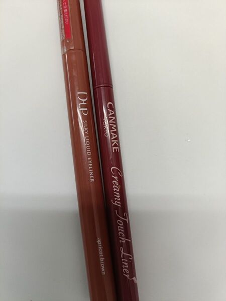 D-UP シルキーリキッドアイライナー アプリコットブラウンキャンメイク クリーミータッチアイライナー06 フォギープラム