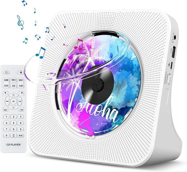 CDプレーヤー Bluetooth/CD/FM/USB/AUXなどに対応 ラジオ