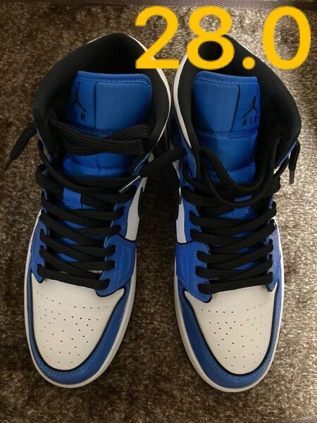 NIKE AIR JORDAN 1 MID SIGNAL BLUE 28cm