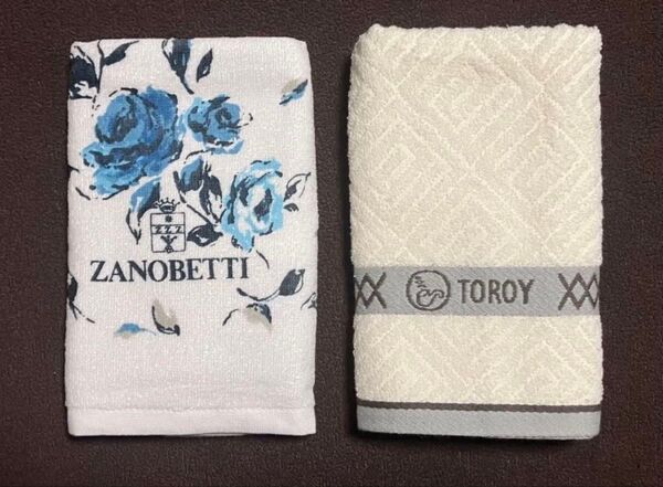 フェイスタオル2枚セット ZANOBETTI TOROY