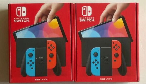 即日発送!【新品】Nintendo Switch 有機ELモデル カラー ネオン2台セット