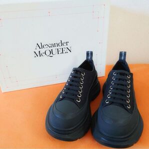 Alexander McQueen ブラックスニーカー箱無し