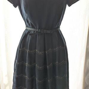 レストローズ ネイビー ワンピース 半袖