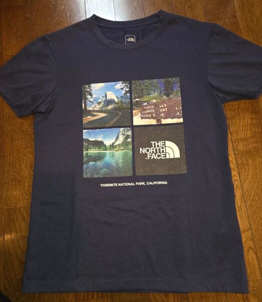 美品THE NORTH FACE ヨセミテ国立公園Tシャツ ネイビー