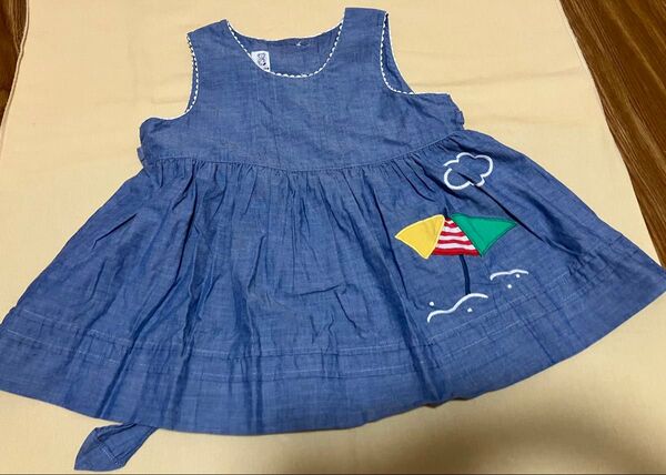 ファミリア デニムジャンスカ 美品
