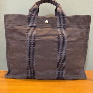 HERMES エルメス エールライン キャンバス ハンドバッグ