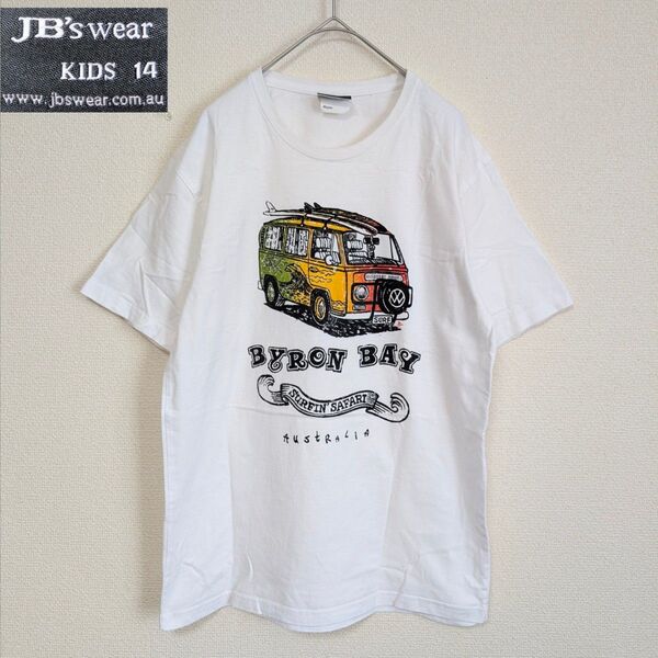 JB's wear Tシャツ 14 キッズ 子供服 160 半袖 ジェイビーエス Tシャツ ホワイト 半袖 白 男の子