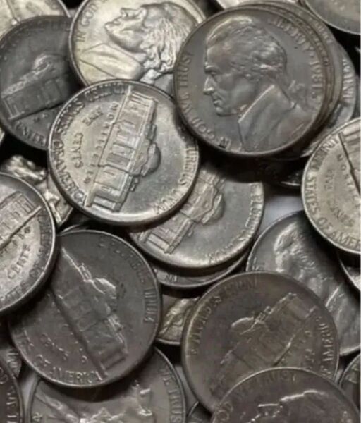 アメリカ合衆国5セント硬貨 ニッケル 500g アメリカ 外国銭