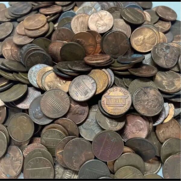 アメリカ合衆国 1セント硬貨 ペニーまとめ 1kg 硬貨 外国コイン