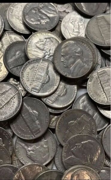 アメリカ合衆国ニッケル500g5セントコイン 硬貨 外国コイン 海外コイン 外国古銭 アメリカ