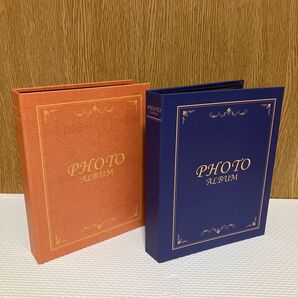 フォトアルバム L版 2段72枚×2冊 アンティーク セット