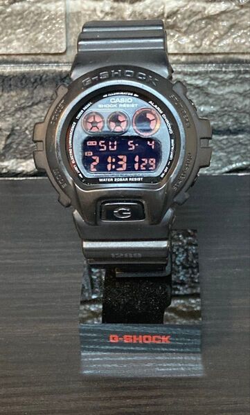 【電池交換済】CASIO G-SHOCK レッドアイ DW-6900MS-1JF ブラック