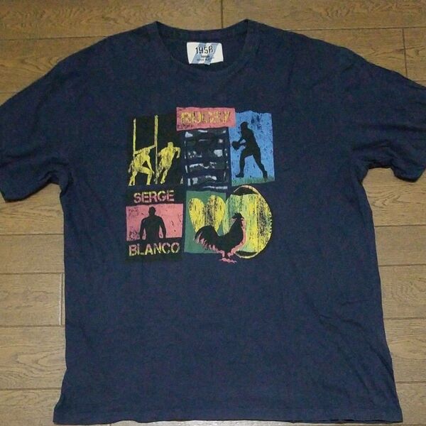 プリントTシャツ 1958 SERGE BLANCO メンズ レディース 3XL NO-2577