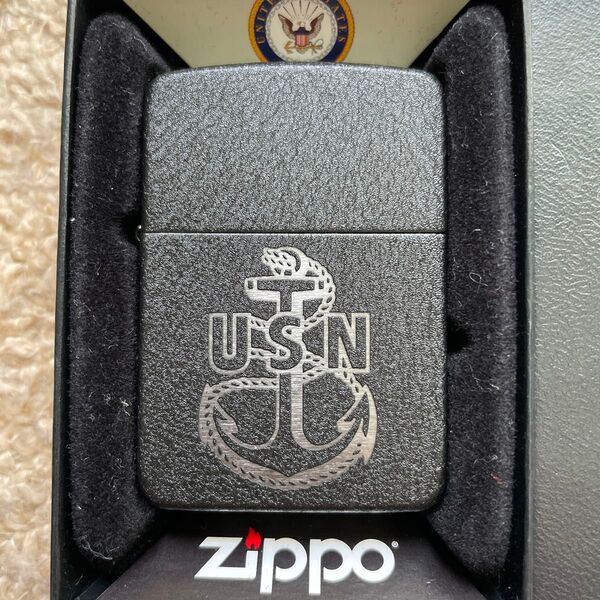 Zippo USN Black Crackle 236 1941レプリカ復刻版 オイルライター