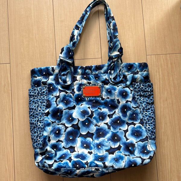MARC BY MARC JACOBS トートバッグ 花柄 ブルー系