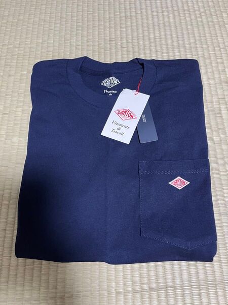 【新品・タグ付き】DANTON ダントン 半袖ポケットTシャツ