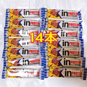 inPROTEIN BAR プロテインバー inバープロテイン タンパク質 16g 糖質5g以下 ザクザクビター 14本 送料込み