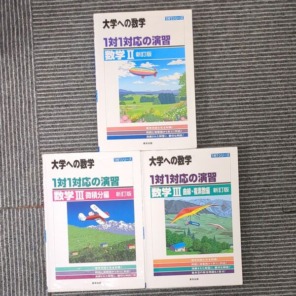 大学への数学 1対1対応の演習 数学Ⅱ、Ⅲ 新訂版 3冊セット