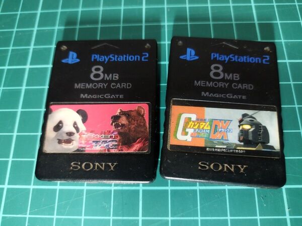 SONY PlayStation 2 8MBメモリーカード PS2 純正 2枚