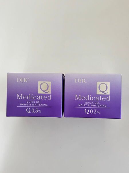 2個 DHC 薬用Qクイックジェル モイスト&ホワイトニング 100g オールインワンジェル