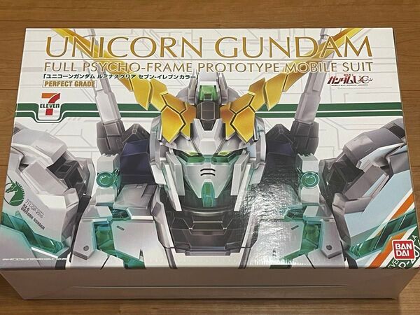 未開封 PG 1/60 ユニコーンガンダム ルミナスクリア(セブン‐イレブンカラー)